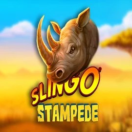Slingo Stampede slot logo by Slingo at Best Bingo